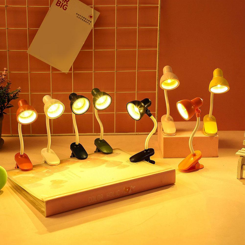 Mini Book Light Foldable Table Desk Book Reading Lamp for Home Room Computer Notebook Laptop Night Lights Eye Protections