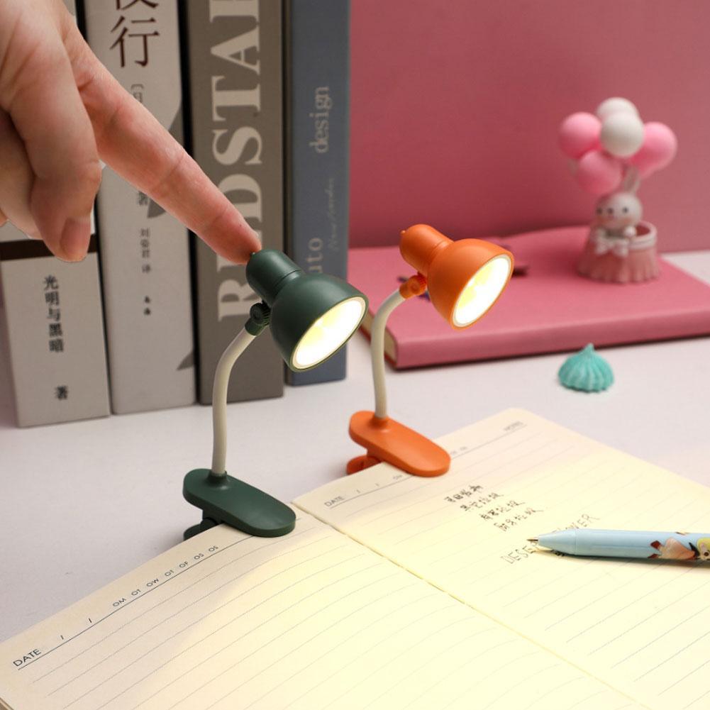 Mini Book Light Foldable Table Desk Book Reading Lamp for Home Room Computer Notebook Laptop Night Lights Eye Protections