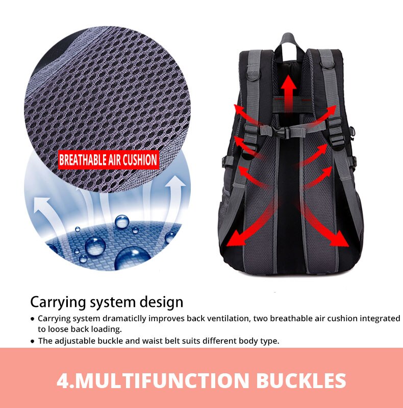 Classic Travel Backpack Men Waterproof Hiking Computer Laptop Backpack Bag Men School Sport Backpack Men Nylon Outdoor Bag Wome Classic Travel Backpack Men Waterproof Hiking Computer Laptop Backpack Bag Men School Sport Backpack Men Nylon Outdoor Bag Wome